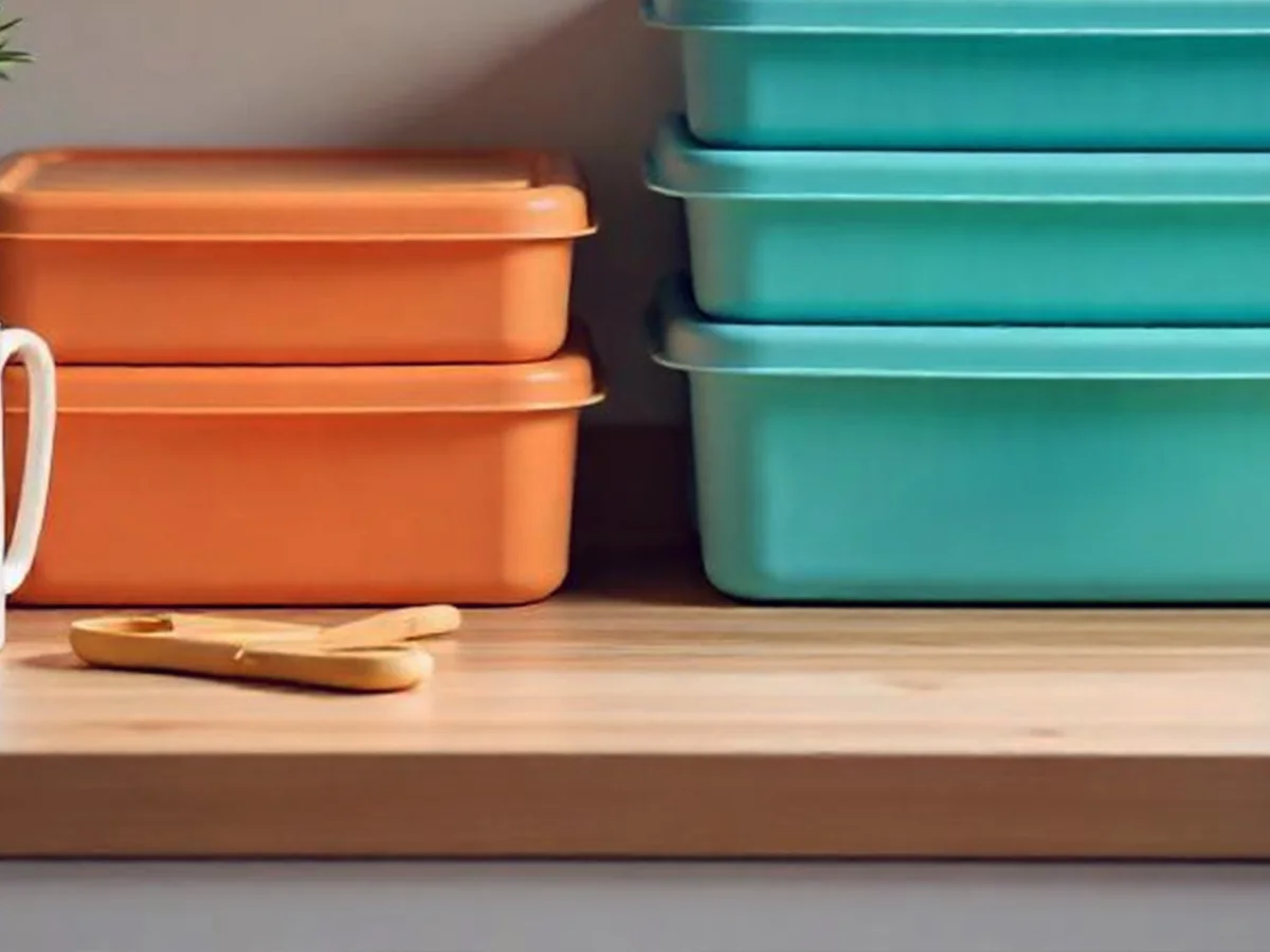 A presentation of kitchen and storage products